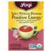 Yogi Tea, Spicy Hibiscus Positive Energy, 16 чайных пакетиков, 32 г (1,12 унции)