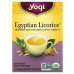 Yogi Tea, Egyptian Licorice (Египетская лакрица), без кофеина, 16 чайных пакетиков, 36 г (1,27 унции)
