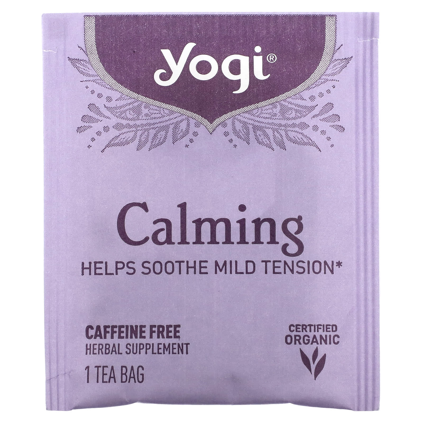 Yogi Tea, Calming, без кофеина, 16 чайных пакетиков, 29 г (1,02 унций)