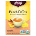 Yogi Tea, Peach DeTox, персик, без кофеина, 16 чайных пакетиков, 32 г (1,12 унций)