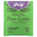 Yogi Tea, чистый зеленый чай, 16 чайных пакетиков, 31 г (1,09 унции)