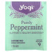 Yogi Tea, Purely Peppermint, без кофеина, 16 чайных пакетиков, 24 г (0,85 унции)