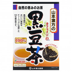 Yamamoto Kanpoh, 100% черный бобовый чай, 30 чайных пакетиков, 300 г (10,6 унции)