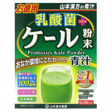 Yamamoto Kanpoh, Порошок из капусты + пробиотики, 30 пакетиков по 4 г