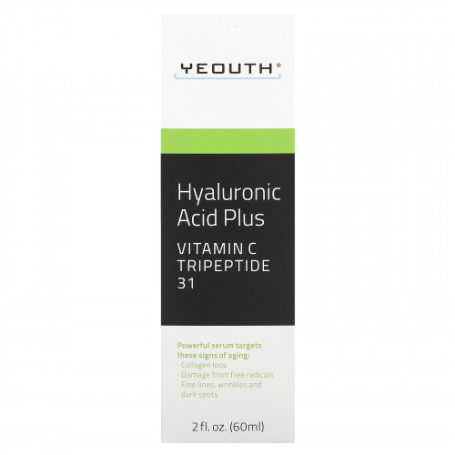 Yeouth, Hyaluronic Acid Plus, 60 мл (2 жидк. унции)