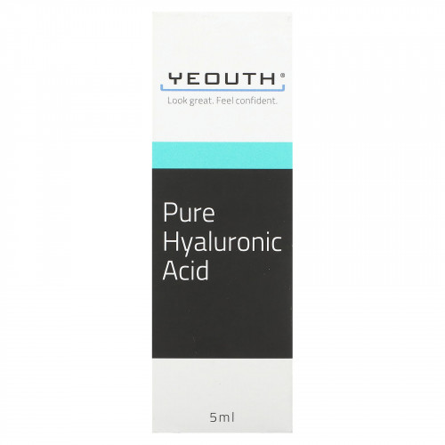 Yeouth, Pure Hyaluronic Acid, 5 ml