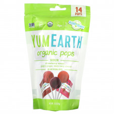 YumEarth, Органические кислые леденцы, ассорти вкусов, 14 леденцов, 85 г (3 унции) (Товар снят с продажи) 
