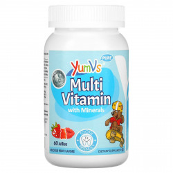 YumV's, Мультивитамины с минералами, приятные фруктовые вкусы, 60 желейных таблеток