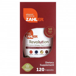 Zahler, Revolution, комплексная формула для мочевыводящих путей, 120 капсул