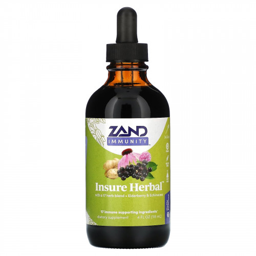 Zand, Immunity, Insure Herbal, травяной экстракт, 118 мл (4 жидк. унции)