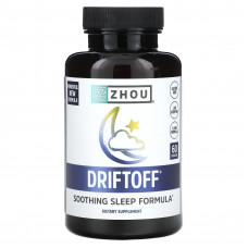 Zhou Nutrition, Driftoff, формула для успокаивающего сна, 60 капсул