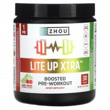Zhou Nutrition, Lite Up Xtra, Boosted Pre-Workout, вишневый лаймад, 213 г (7,5 унции)