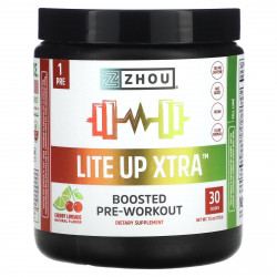 Zhou Nutrition, Lite Up Xtra, Boosted Pre-Workout, вишневый лаймад, 213 г (7,5 унции)