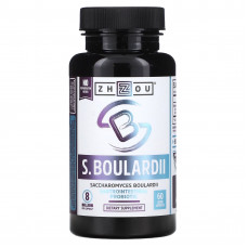 Zhou Nutrition, Saccharomyces Boulardii, Gastrointestinal Probiotic, 8 Billion, 60 Veggie Capsules