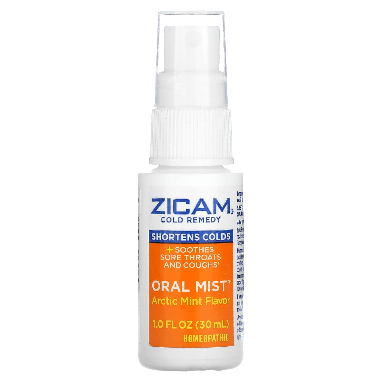 Zicam, Cold Remedy, спрей для полости рта, арктическая мята, 30 мл (1 жидк. Унция)