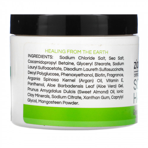 Zion Health, скраб для глубокого очищения кожи головы и волос с аргановым маслом и зеленым яблоком, 113 г (4 унции)