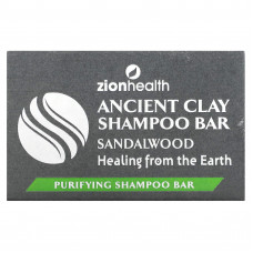 Zion Health, Ancient Clay, шампунь и мыло, сандаловое дерево, 70 г (6 унций)