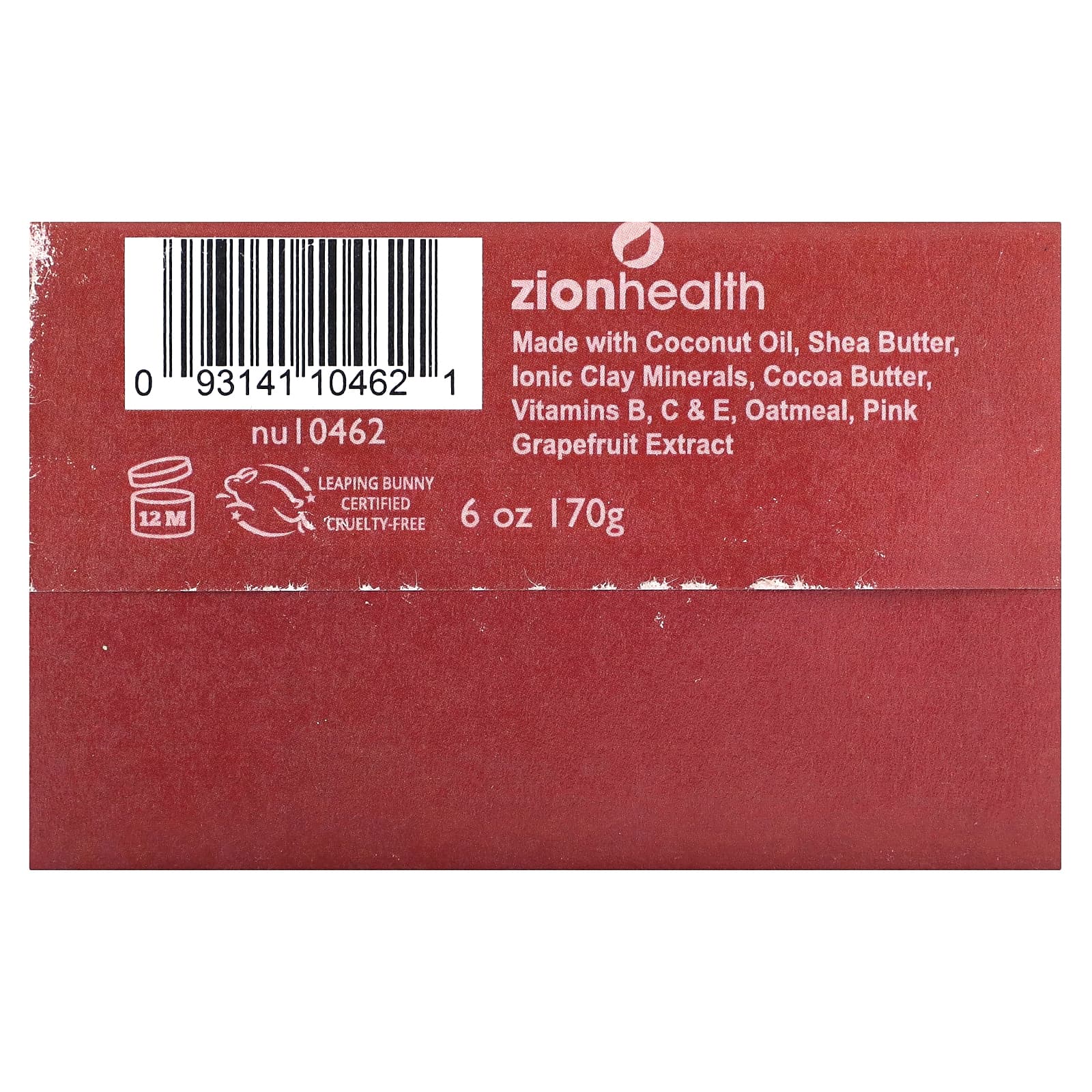 Zion Health, Шампунь с античной глиной, розовый грейпфрут, 70 г (6 унций)