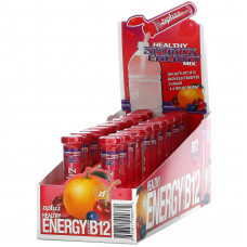 Zipfizz, Энергетическая смесь для здоровых видов спорта с витамином B12, фруктовый пунш, 20 тюбиков по 11 г (0,39 унции)