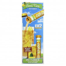 Zipfizz, чай со льдом, здоровая энергетическая смесь с витамином B12, со вкусом лимона, 20 тюбиков по 11 г (0,39 унции)
