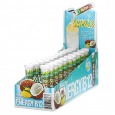 Zipfizz, Healthy Energy, энергетическая добавка с витамином B12, со вкусом пина колады, 20 тюбиков по 11 г (0,39 унции)