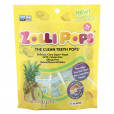 Zollipops, The Clean Teeth Pops, ананас, 3,1 унции