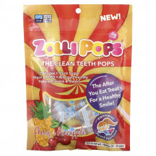 Zollipops, Ласточки для чистки зубов, вишня + ананас, прибл. 23-25 леденцов, 5,2 унции