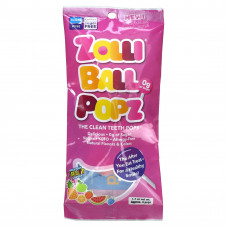 Zollipops, Zolli Ball Popz, The Clean Teeth Pops, вкусные фрукты, прибл. 4 леденца, 1,7 унции