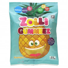 Zollipops, Zolli Gummeez, ананас, 55 г (1,94 унции)