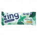 Zing Bars, растительный батончик, темный шоколад, мята и миндальная паста, 12 батончиков по 50 г (1,76 унции)