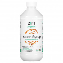 Zint, Органический сироп из якона, пребиотический заменитель сахара, 8 жидких унций (236 мл)
