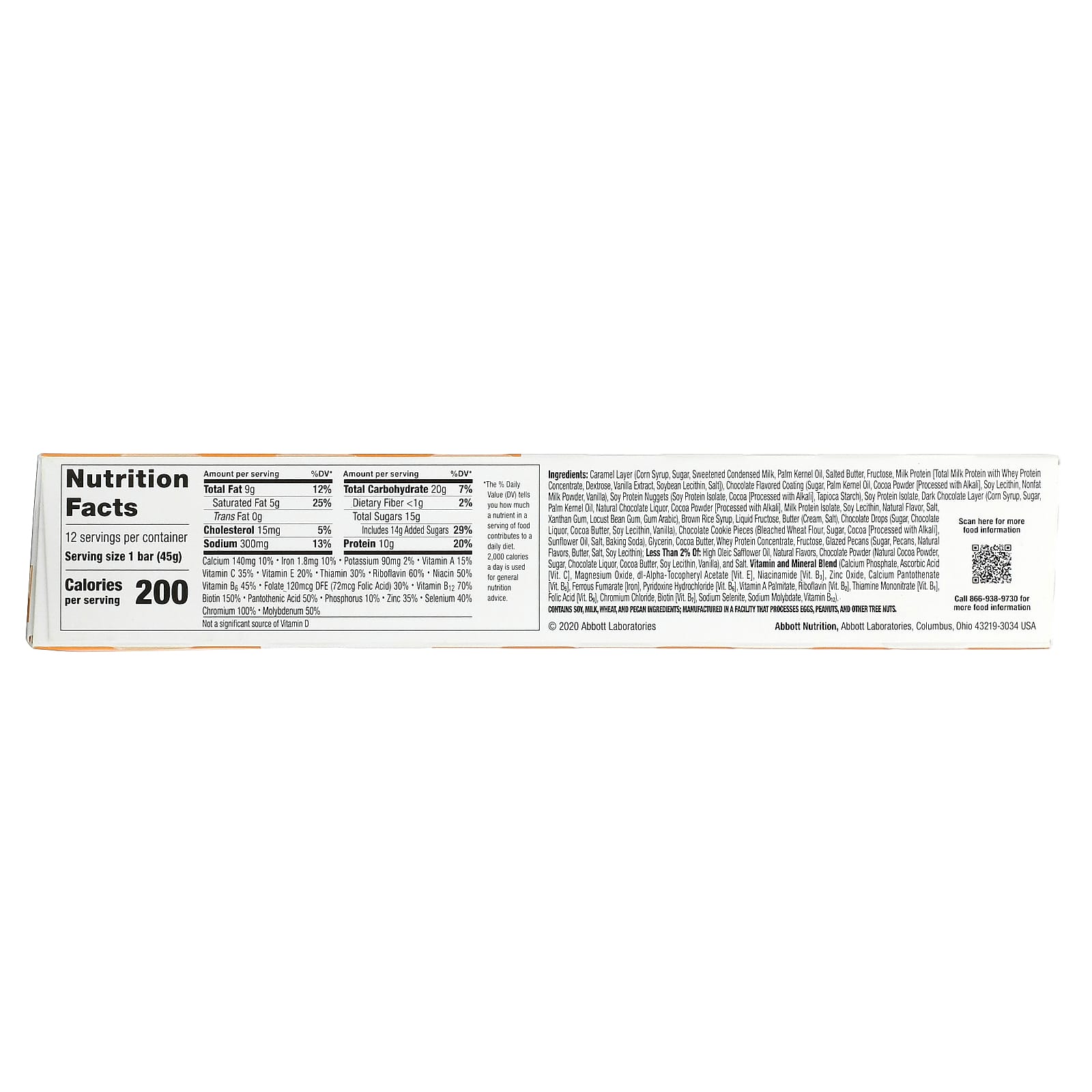 ZonePerfect, Nutritional Bars, брауни с соленой карамелью, 12 батончиков, 45 г (1,58 унции)