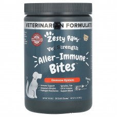 Zesty Paws, Aller-Immune Bites, Vet Strength, для собак всех возрастов, копченый сыр, 90 мягких жевательных таблеток, 405 г (14,2 унции)