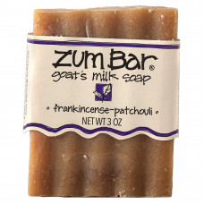 ZUM, Zum Bar, мыло с козьим молоком, ладан и пачули, 3 унции