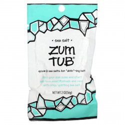 ZUM, Tub, английская и морская соль, 56 г (2 унции)